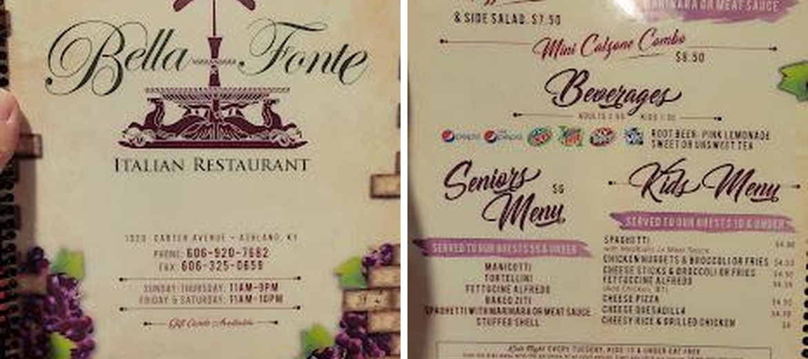 Bella Fonte Italian Restaurant