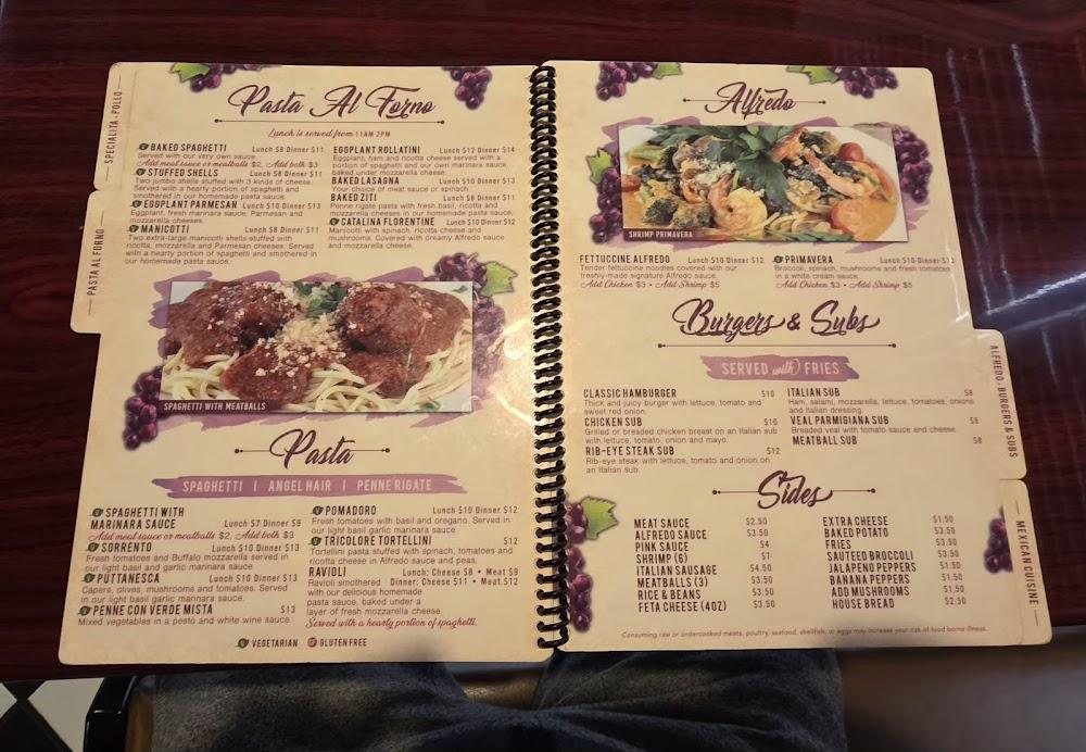 Bella Fonte Italian Restaurant Menu image 3