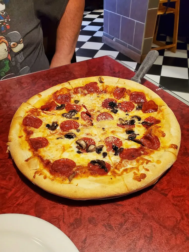Pepperoni and Mushrooms Pizza