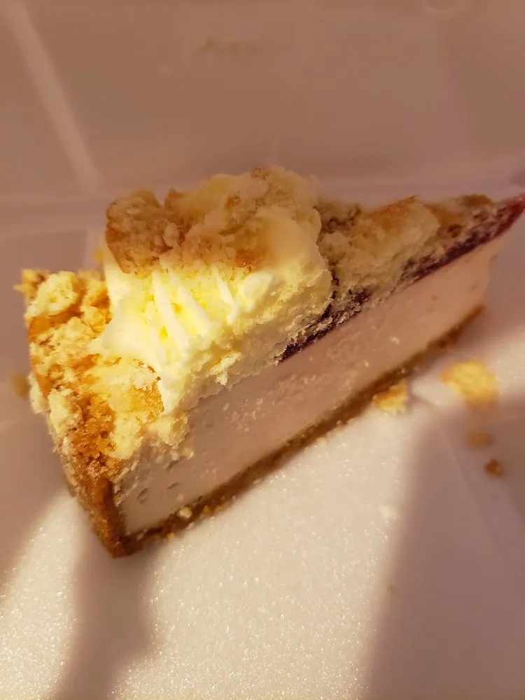 Raspberry Jelly Donut Cheesecake
