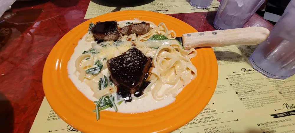 Steak Gorgonzola Alfredo