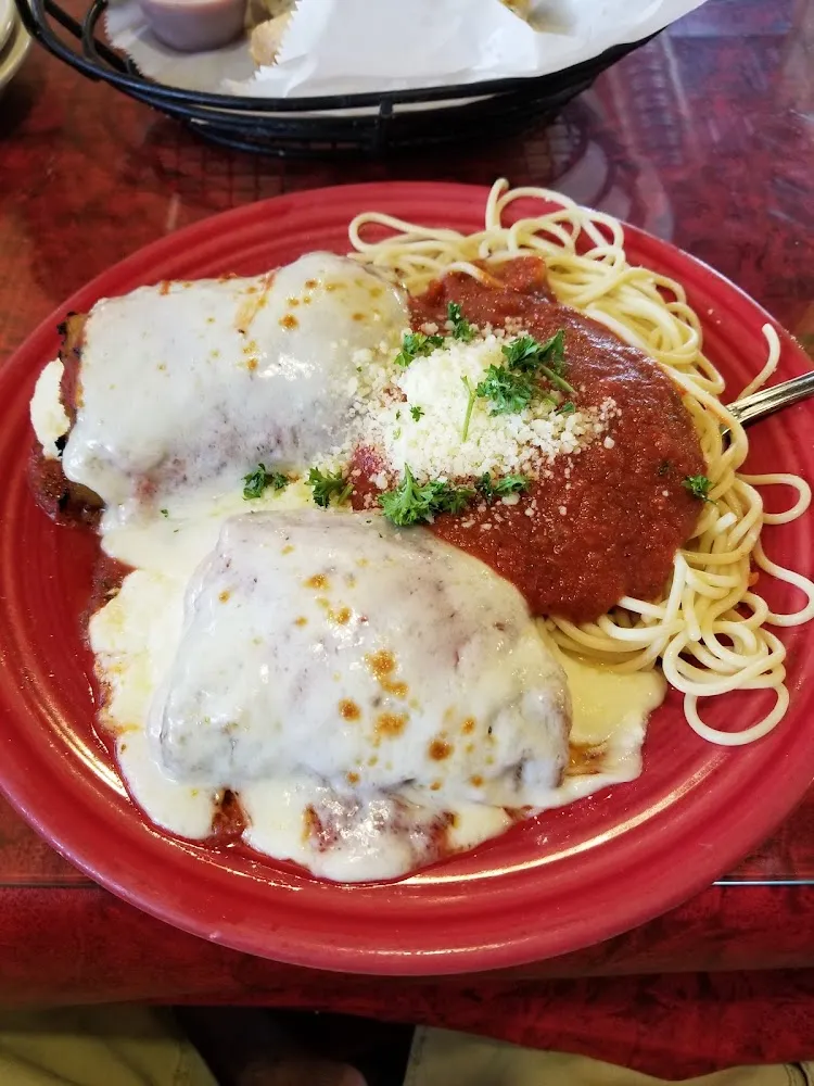 Stuffed Shells with Spaghetti